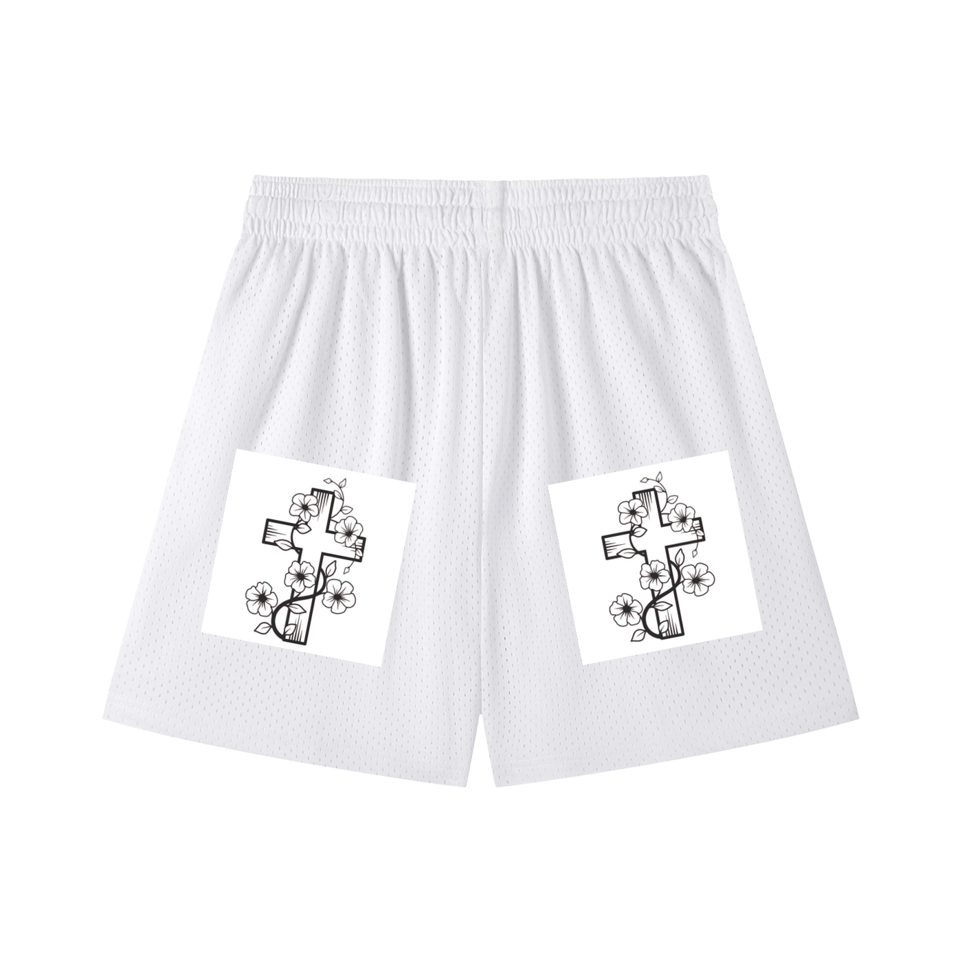 Mesh Drawstring Shorts