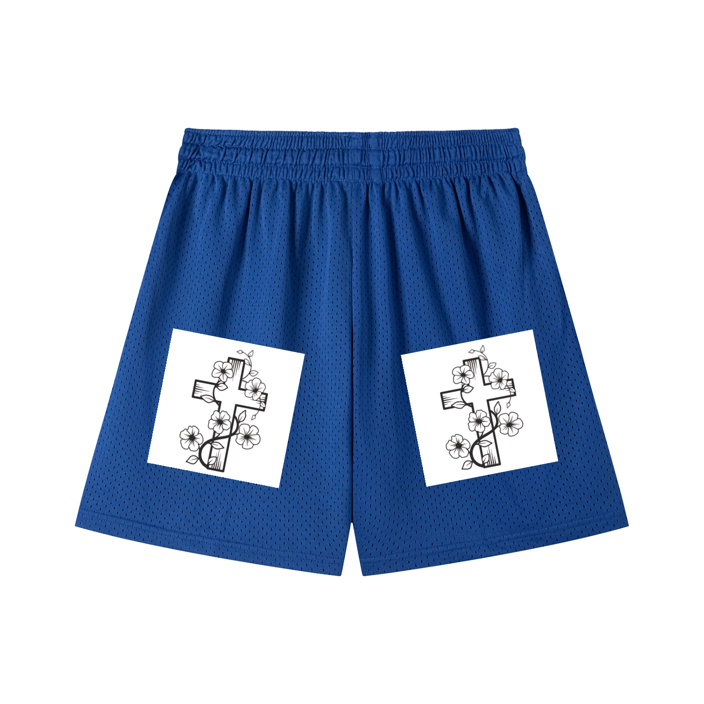 Mesh Drawstring Shorts
